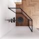 Душова огорожа Gem 5-corner Pivot 90x90 см, без піддона, чорний матовий профіль AM.PM Gem W90UG-405-9090-BT W90UG-405-9090-BT фото 3