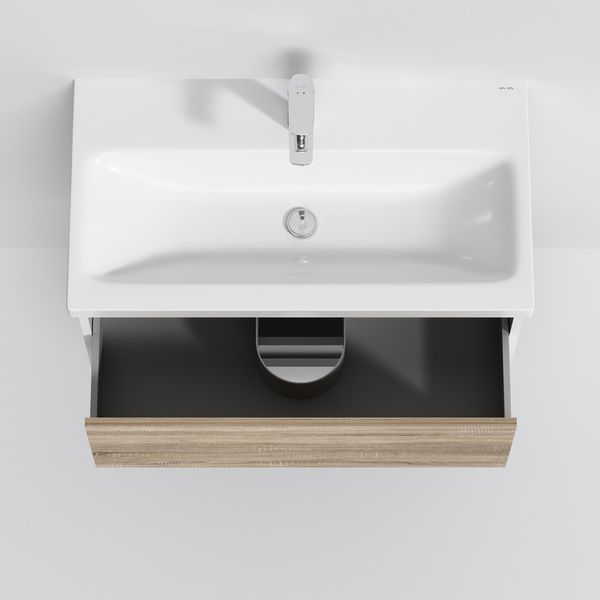 Тумба з раковиною підвісна, 75 см, 2 ящики AM.PM Gem S M91-FHX0752-WC0752WF38 M91-FHX0752-WC0752WF38 фото