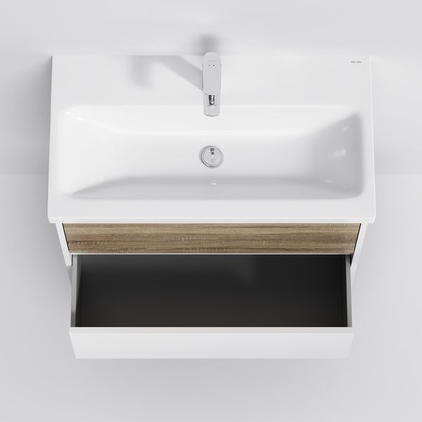 Тумба з раковиною підвісна, 75 см, 2 ящики AM.PM Gem S M91-FHX0752-WC0752WF38 M91-FHX0752-WC0752WF38 фото