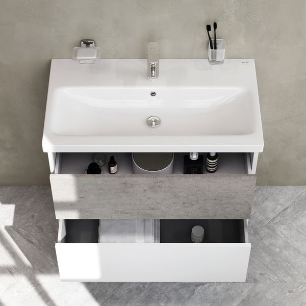 Тумба з раковиною підвісна, 75 см, 2 ящики AM.PM Gem S M91-FHX0752-WC0752BF38 M91-FHX0752-WC0752BF38 фото