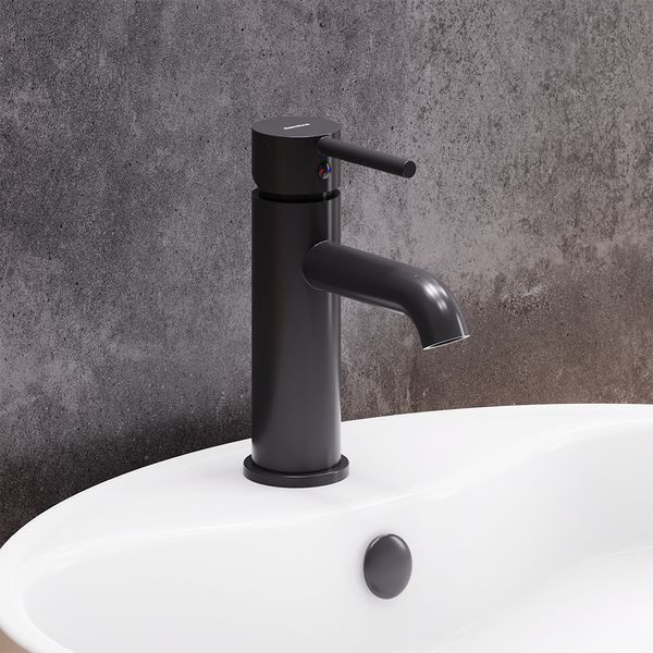 Змішувач для умивальника Damixa Scandinavian Pure, чорний 360210300 360210300 фото