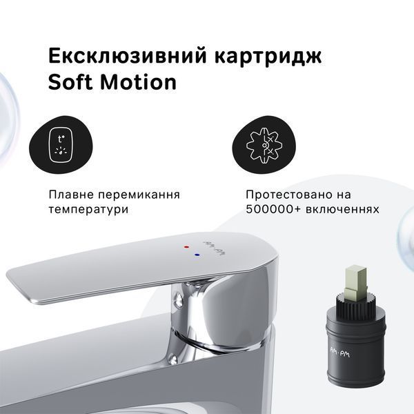 Високий змішувач для умивальника AM.PM Gem F90E92000 F90E92000 фото