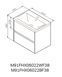 Тумба з раковиною підвісна, 60 см, 2 ящики AM.PM Gem S M91-FHX0602-WC0602BF38 M91-FHX0602-WC0602BF38 фото 8