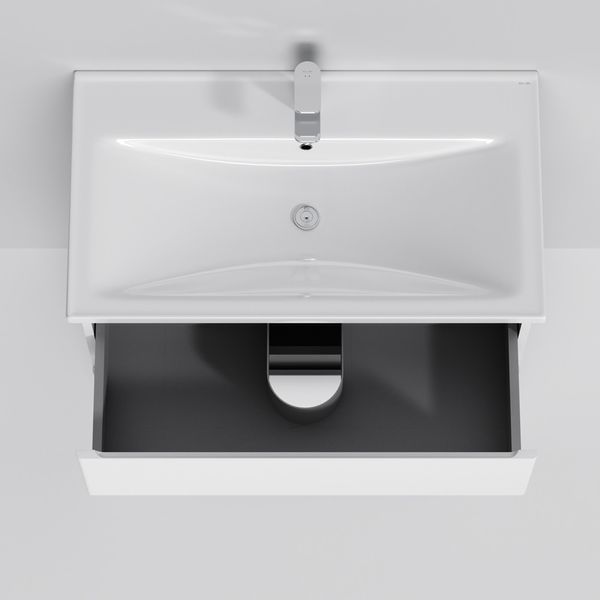 Тумба з раковиною підлогова, 80 см, 2 ящики AM.PM X-Joy M85-FSX0802-WC0802WG38 M85-FSX0802-WC0802WG38 фото