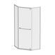 Душова огорожа Gem 5-corner Pivot 90x90 см, без піддона, хромований профіль AM.PM Gem W90UG-405-9090-MT W90UG-405-9090-MT фото 4