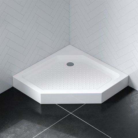 Піддон душовий п'ятикутний 90x90 см AM.PM Gem W90UT-405-090BT W90UT-405-090BT фото