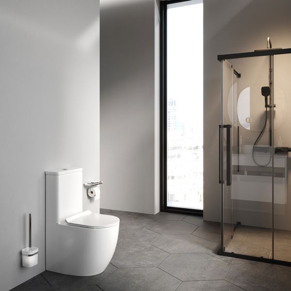 Унітаз-компакт AquaSpin AM.PM Like із сидінням мікроліфт CLA8600SC CLA8600SC фото
