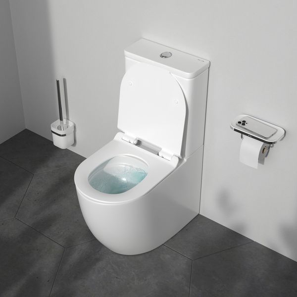 Унітаз-компакт AquaSpin AM.PM Like із сидінням мікроліфт CLA8600SC CLA8600SC фото