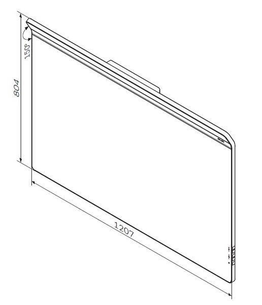 Дзеркало з LED-підсвічуванням і системою антизапотівання, 120 см AM.PM Inspire 2.0 M50AMOX1201SA M50AMOX1201SA фото