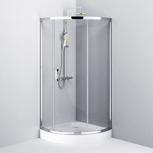 Душова огорожа 90x90 см, без піддона AM.PM Like W83G-315-090CT W83G-315-090CT фото