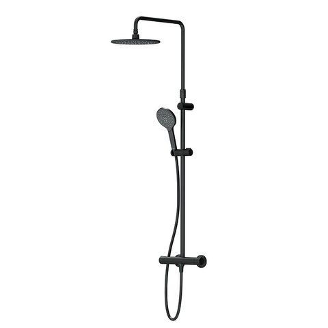 Душова система AM.PM Like ShowerSpot з термостатом, чорна F0780422 F0780422 фото