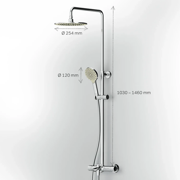 Душова система AM.PM Like ShowerSpot з термостатом F0780500 F0780500 фото