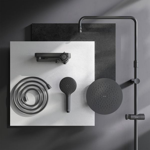 Душова система AM.PM Like ShowerSpot, чорна F0780722 F0780722 фото