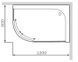 Піддон для душового куточка правосторонній 120x80 см AM.PM Bliss L W56T-302R120W W56T-302R120W фото 2