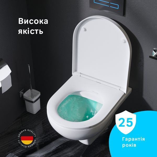 Унітаз підвісний FlashClean AM.PM Hit із сидінням мікроліфт CTA1700SC CTA1700SC фото