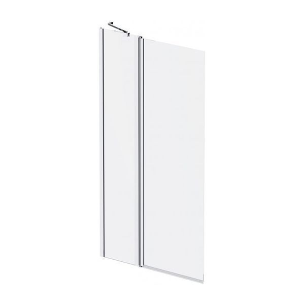 Шторка для ванни душова AM.PM Gem 80x140 см, розпашна з нерухомою стінкою WU90BS-D3W5-140CT WU90BS-D3W5-140CT фото