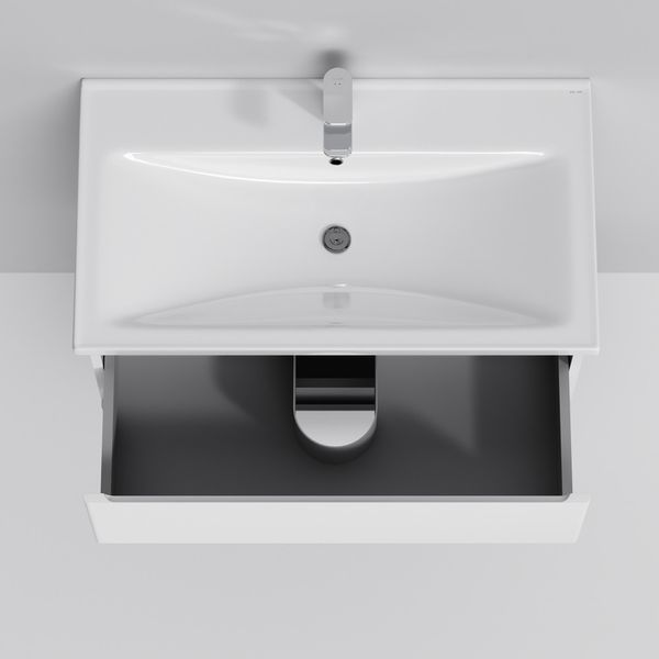 Тумба з раковиною підвісна, 80 см, 2 ящики AM.PM X-Joy M85-FHX0802-WC0802WG38 M85-FHX0802-WC0802WG38 фото
