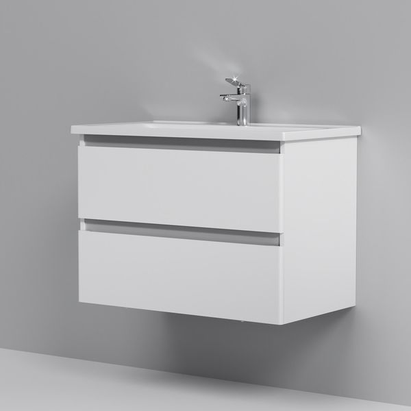 Тумба з раковиною підвісна, 80 см, 2 ящики AM.PM X-Joy M85-FHX0802-WC0802WG38 M85-FHX0802-WC0802WG38 фото