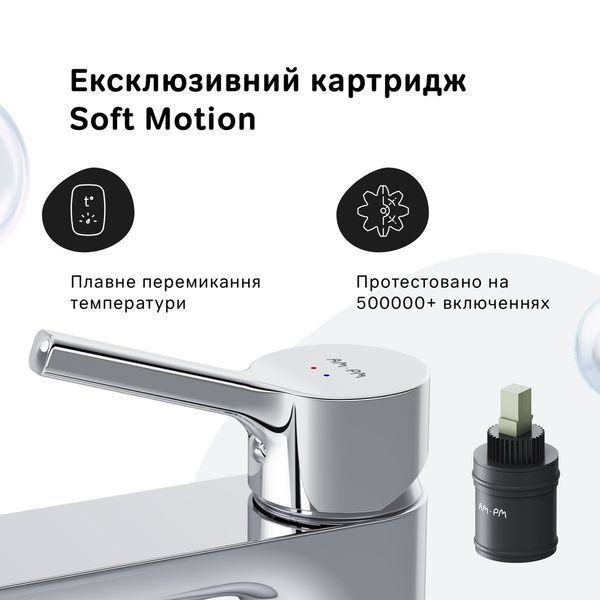 Змішувач для умивальника AM.PM X-S Joy F85B02100 F85B02100 фото