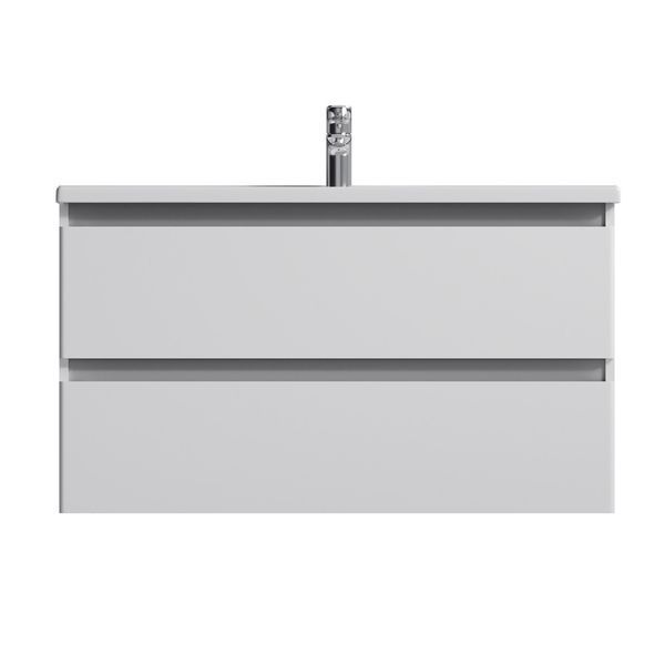 Тумба з раковиною підвісна, 100 см, 2 ящики AM.PM X-Joy M85-FHX1002-WC1002WG38 M85-FHX1002-WC1002WG38 фото