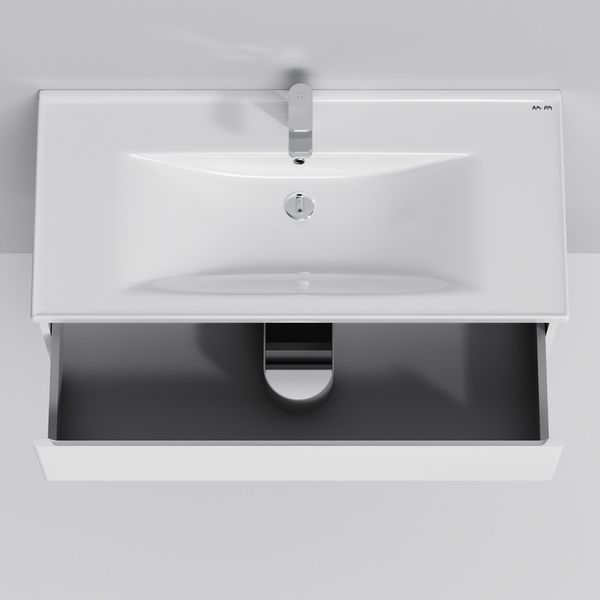 Тумба з раковиною підвісна, 100 см, 2 ящики AM.PM X-Joy M85-FHX1002-WC1002WG38 M85-FHX1002-WC1002WG38 фото