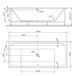 Каркас для ванни AM.PM Inspire 2.0 180x80 см W52A-180-080W-R W52A-180-080W-R фото 2