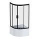 Душова огорожа Gem Deep 1/4 Round 90x90 см, без піддона, чорний профіль AM.PM Gem W90UG-401A090BT W90UG-401A090BT фото 8