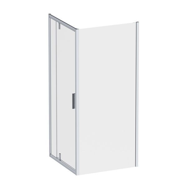 Душова огорожа Gem Square Pivot 90x90 см, без піддона, профіль хром AM.PM Gem W90UG-404-9090-MT W90UG-404-9090-MT фото