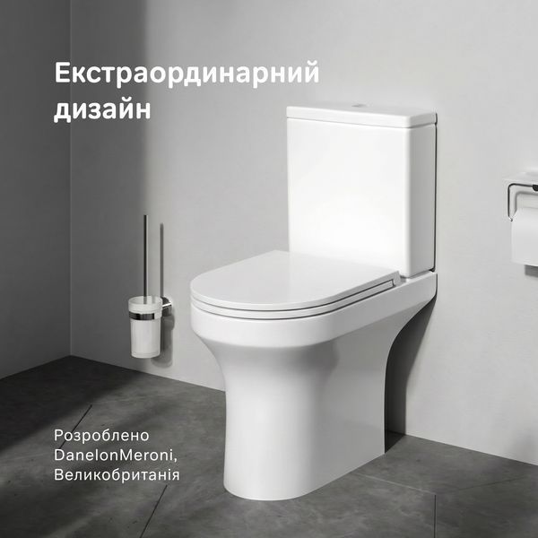 Унітаз-компакт Rimless AquaSpin AM.PM X-Joy із сидінням Soft Close, дюропласт CXA8602SC CXA8602SC фото